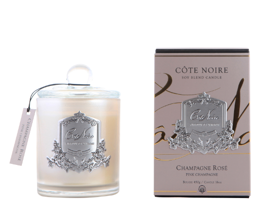 Cote Noire Pink Champagne Candle 450g