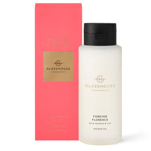 Glasshouse Fragrance Forever Florence Shower Gel 400ml | Wild Peonies & Lily