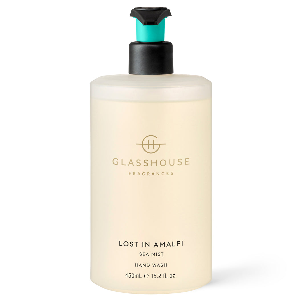 Glasshouse Fragrance Lost in Amalfi Hand Wash 450ml | Sea Mist