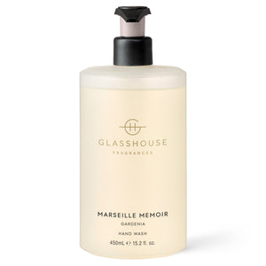 Glasshouse Fragrance Marseille Memoir Hand Wash 450ml | Gardenia