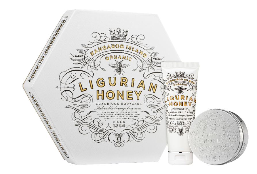 Maine Beach Ligurian Honey Hand & Nail Creme & Luxe Body Mousse Duo