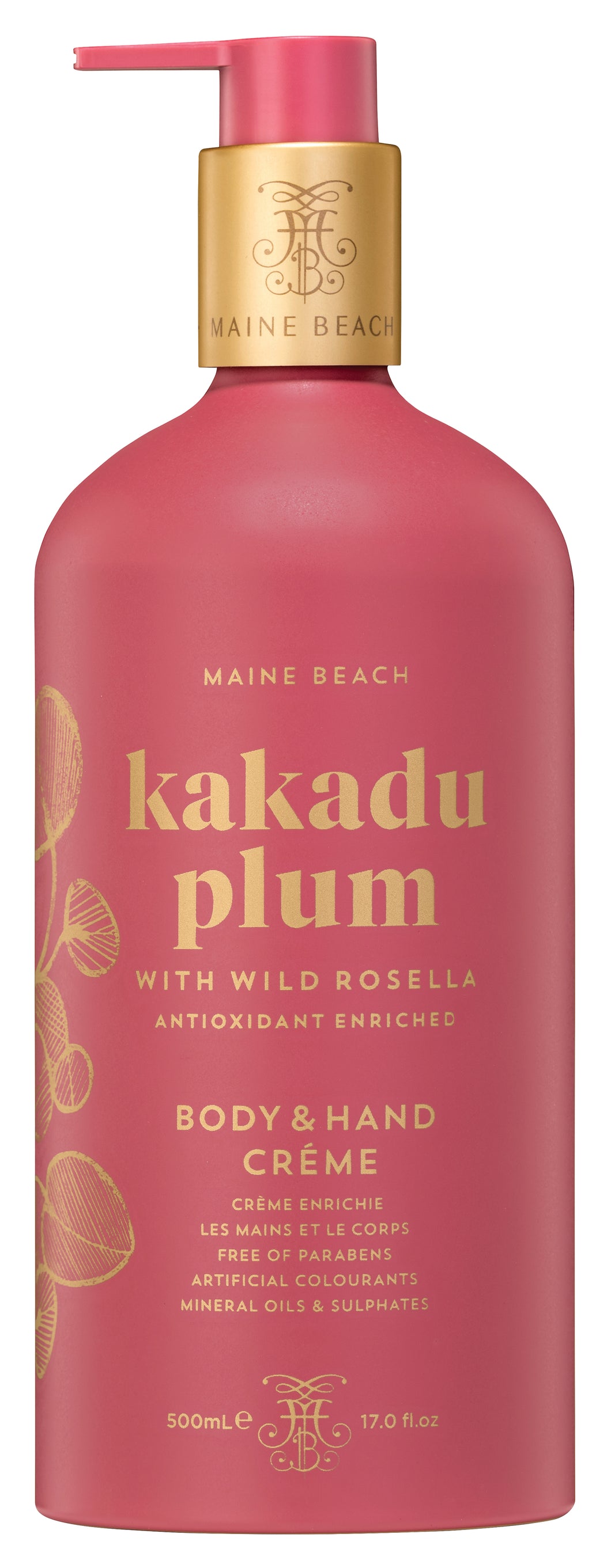 Maine Beach Kakadu Plum Hand & Body Creme 500ml