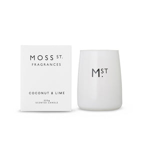 Moss St. Coconut & Lime Scented Soy Candle 320g