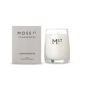 Moss St. Lemongrass Scented Soy Candle 320g