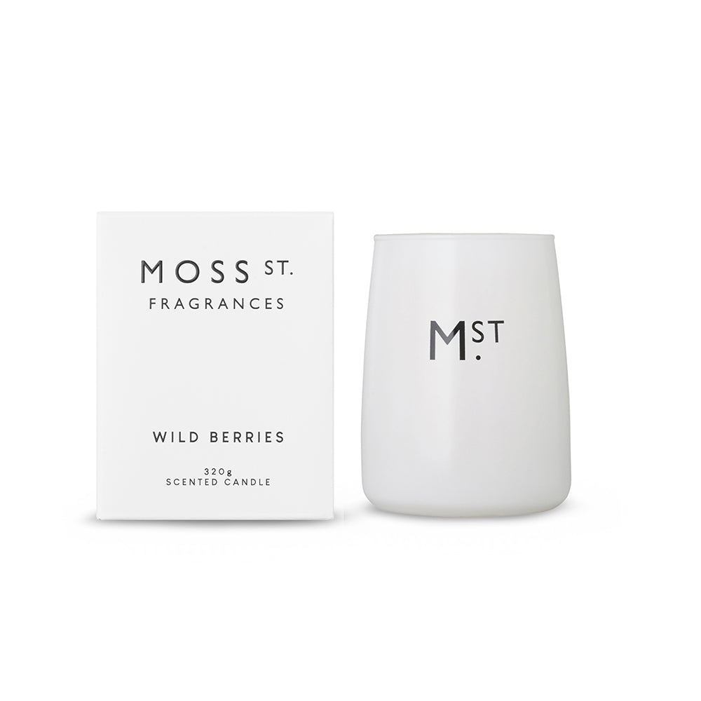 Moss St. Wild Berries Scented Soy Candle 320g