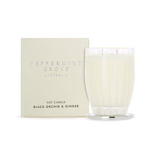 Peppermint Grove Black Orchid & Ginger Soy Candle 350g