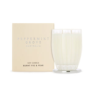 Peppermint Grove Burnt Fig & Pear Soy Candle 350g