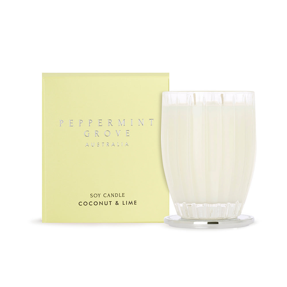 Peppermint Grove Coconut & Lime Soy Candle 350g
