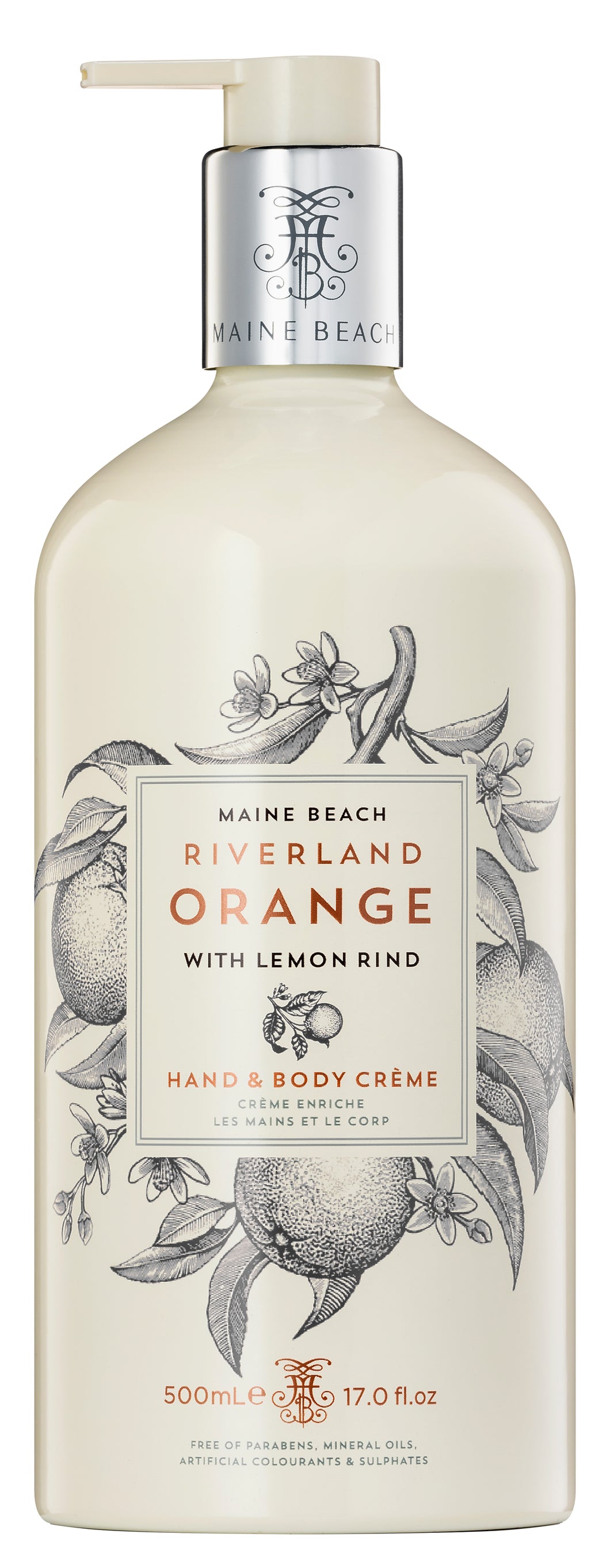 Maine Beach Riverland Orange Hand & Body Creme 500ml