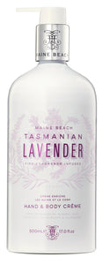 Maine Beach Tasmanian Lavender Hand & Body Creme 500ml