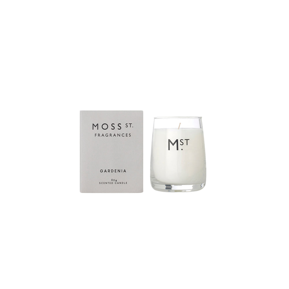 Moss St. Gardenia Scented Soy Candle 80g