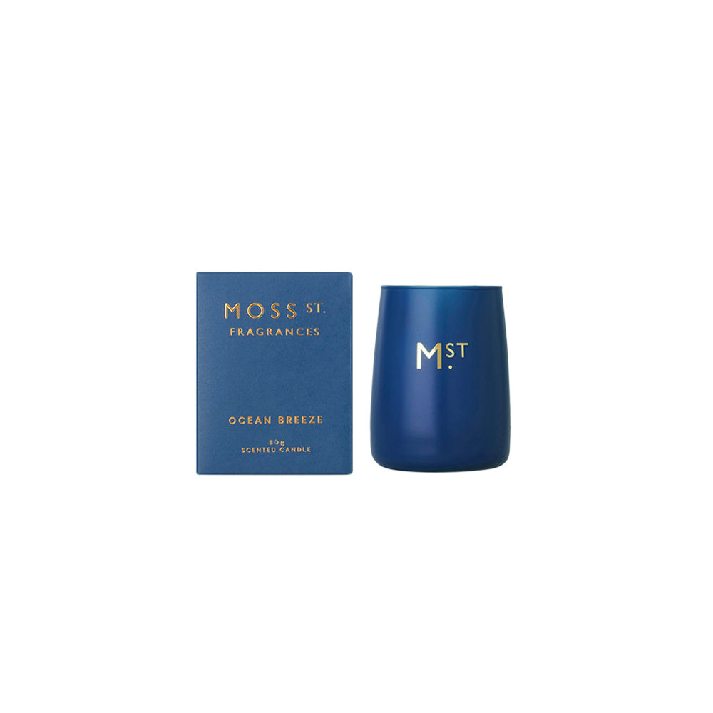 Moss St. Ocean Breeze Scented Soy Candle 80g