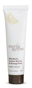 Myrtle & Moss Mandarin, Lemon Myrtle & Orange Peel Hand Cream 30ml