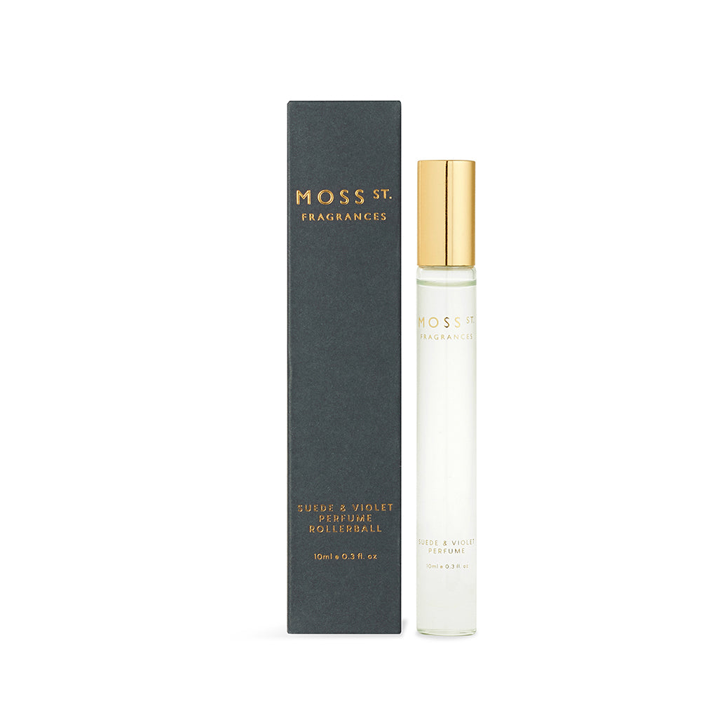 Moss St. Suede & Violet Perfume Rollerball 10ml