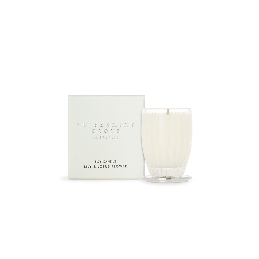 Peppermint Grove Lily & Lotus Flower Soy Candle 60g