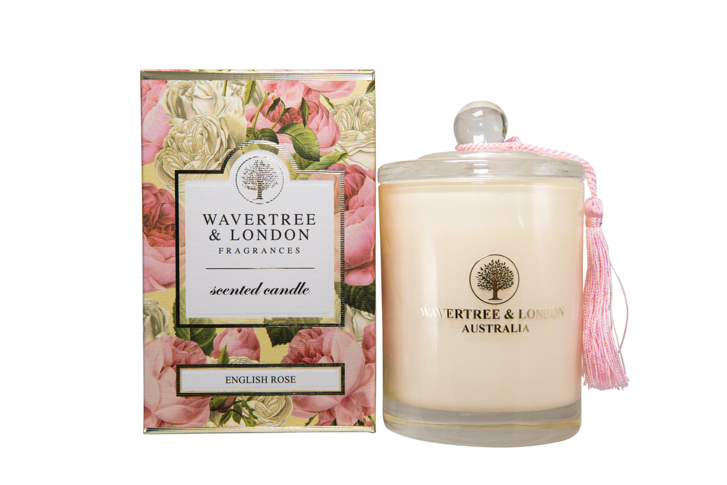 Wavertree & London English Rose Soy Candle 330g